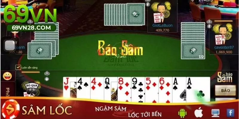 Top 10 game bài uy tín nhất - Sâm Lốc